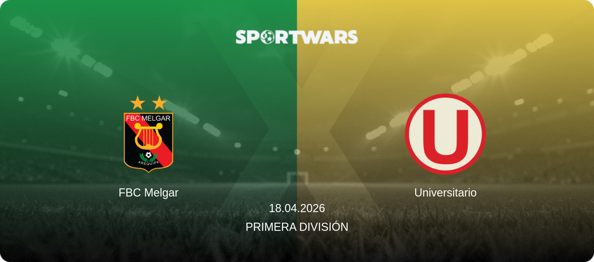 FBC Melgar — Universitario, 18.04.2026 — Primera División (match preview)