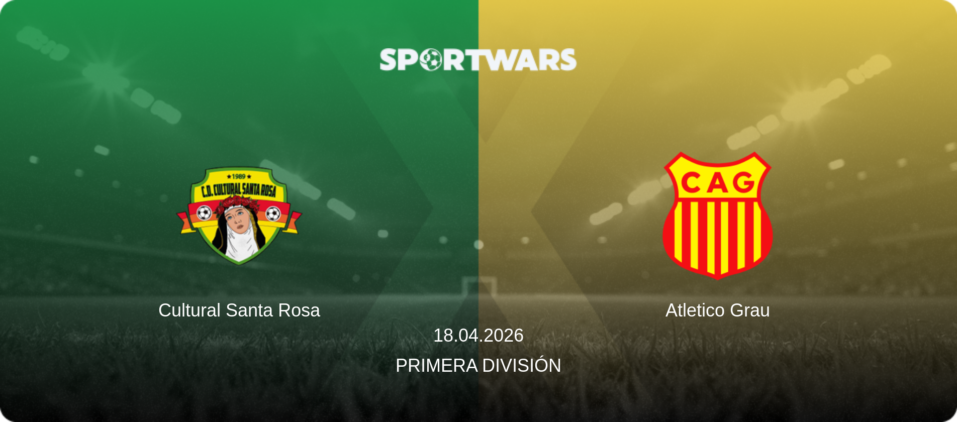 Cultural Santa Rosa — Atletico Grau, 18.04.2026 — Primera División (match preview)