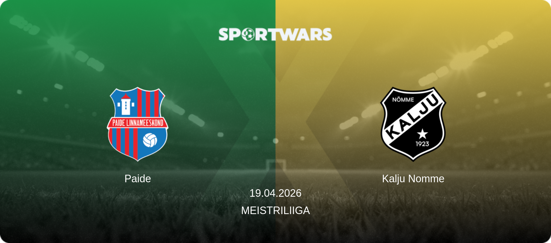 Paide — Kalju Nomme, 19.04.2026 — Meistriliiga (match preview)