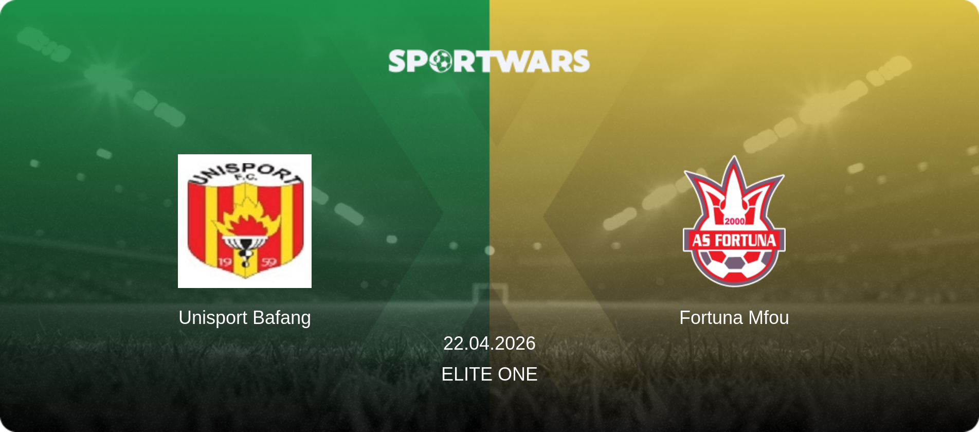Unisport Bafang — Fortuna Mfou, 22.04.2026 — Elite One (match preview)