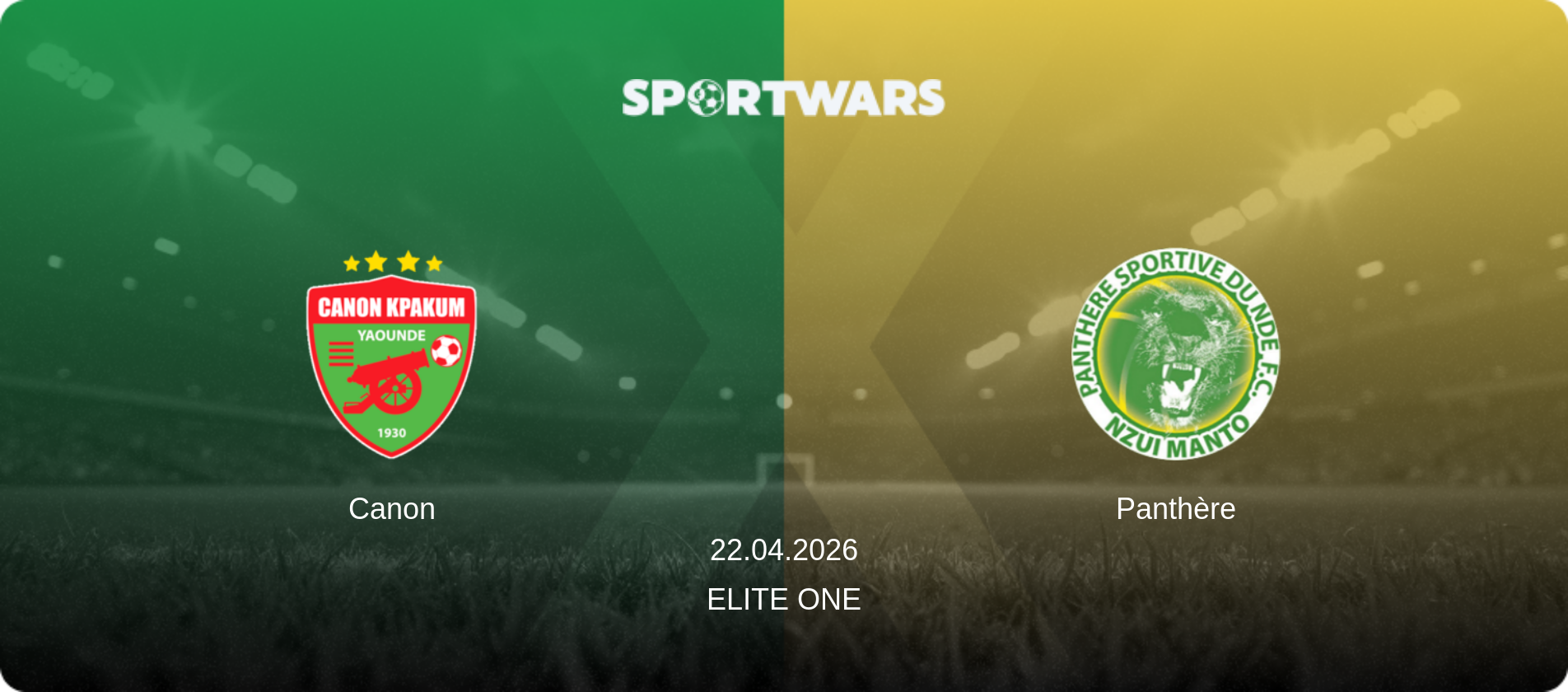 Canon — Panthère, 22.04.2026 — Elite One (match preview)