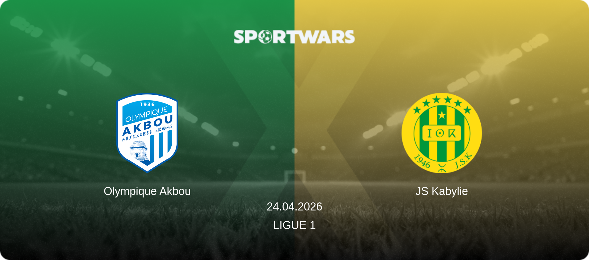 Olympique Akbou — JS Kabylie, 24.04.2026 — Ligue 1 (match preview)