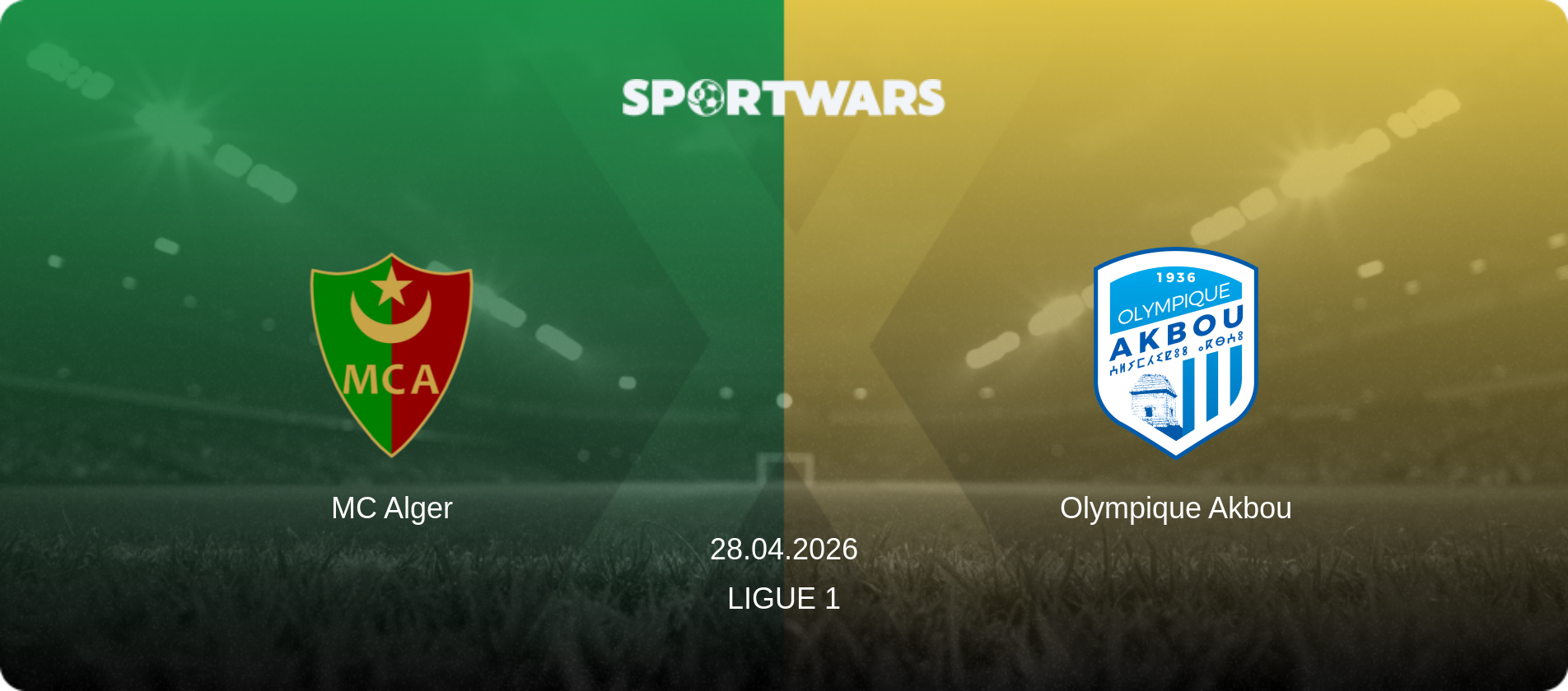MC Alger — Olympique Akbou, 28.04.2026 — Ligue 1 (match preview)
