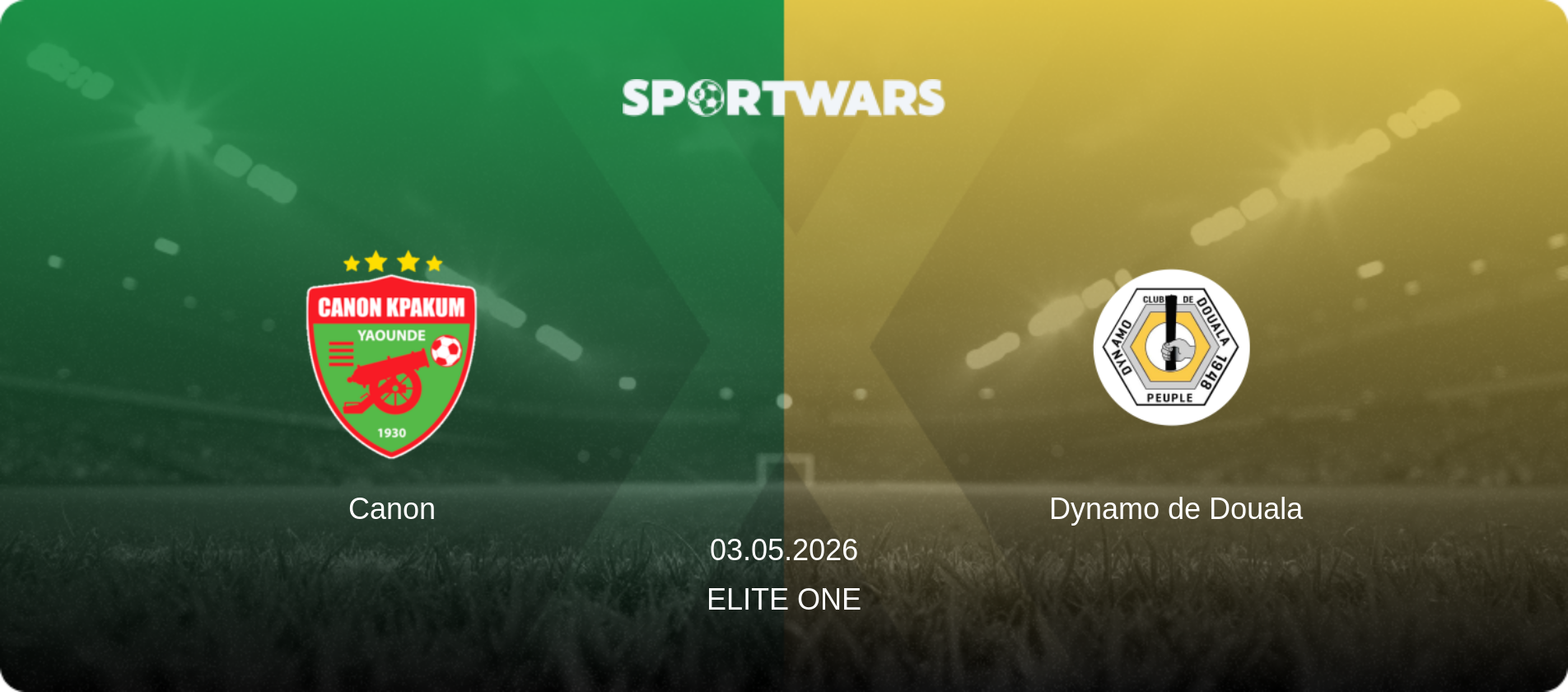 Canon — Dynamo de Douala, 03.05.2026 — Elite One (match preview)