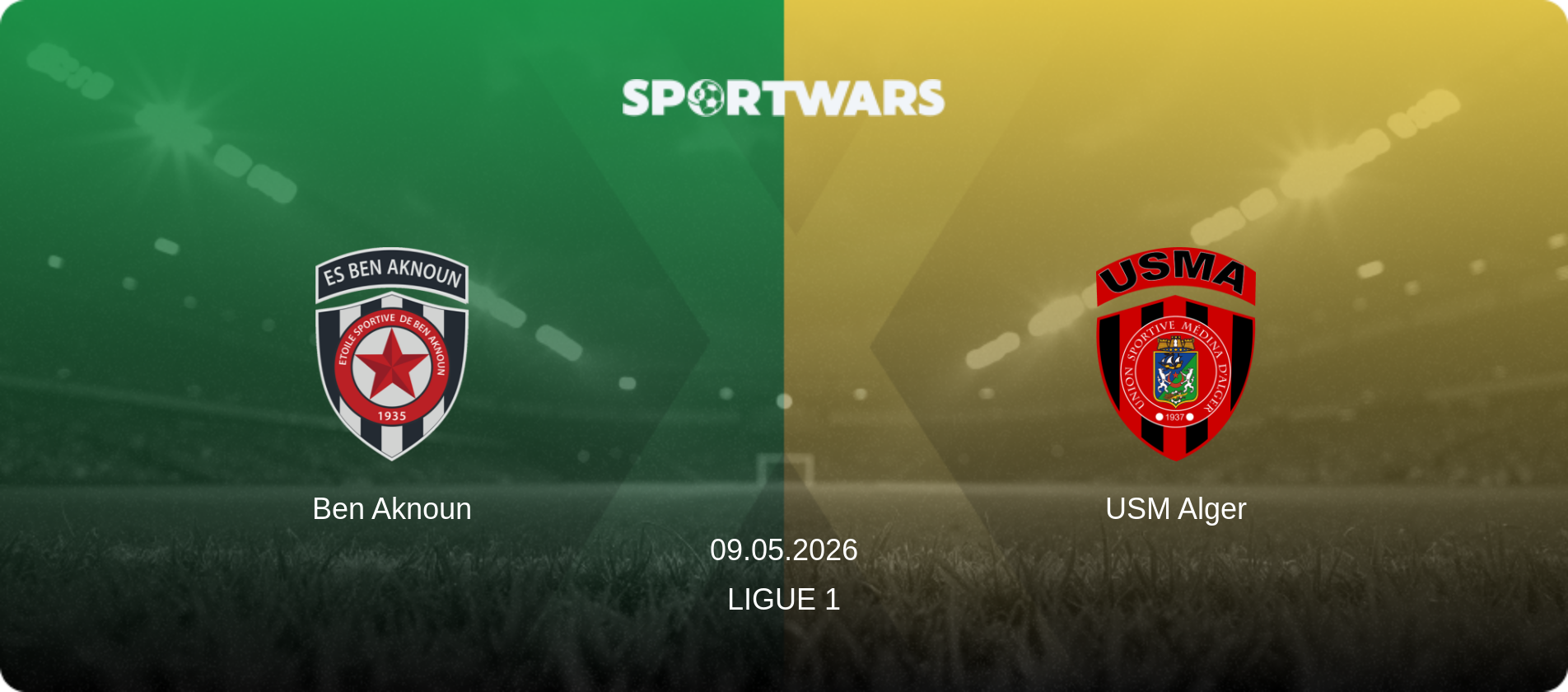 Ben Aknoun — USM Alger, 09.05.2026 — Ligue 1 (match preview)