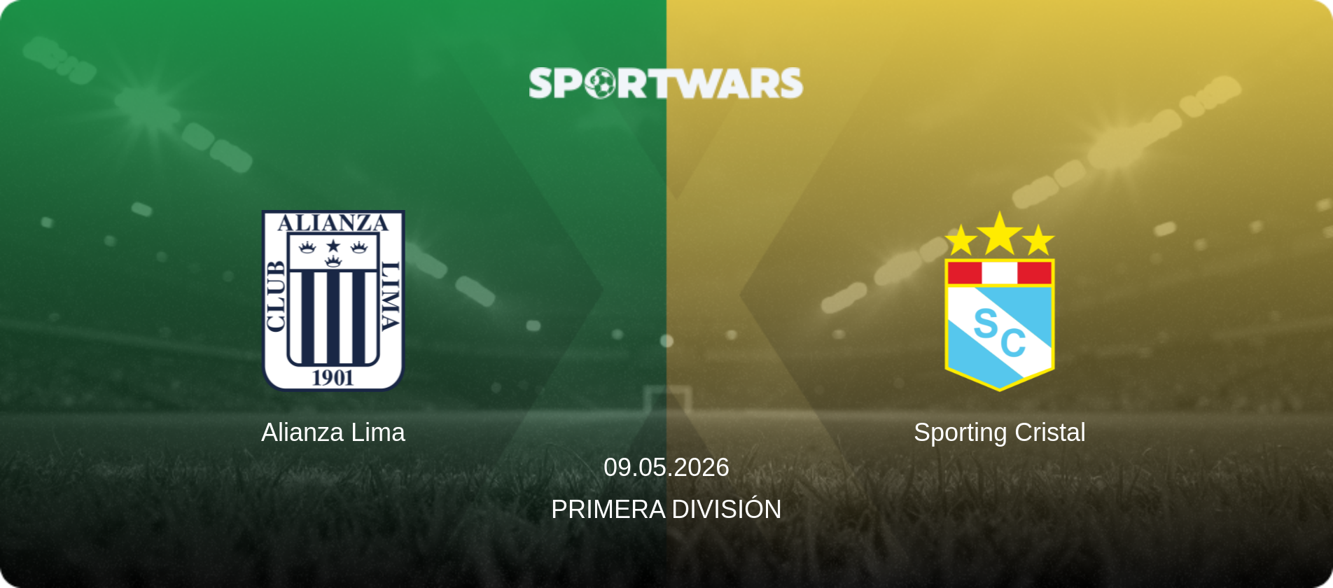 Alianza Lima — Sporting Cristal, 09.05.2026 — Primera División (match preview)