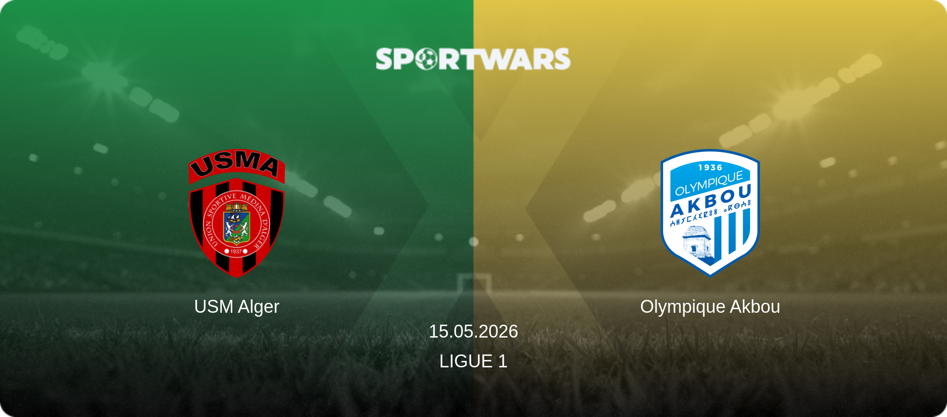 USM Alger — Olympique Akbou, 15.05.2026 — Ligue 1 (match preview)