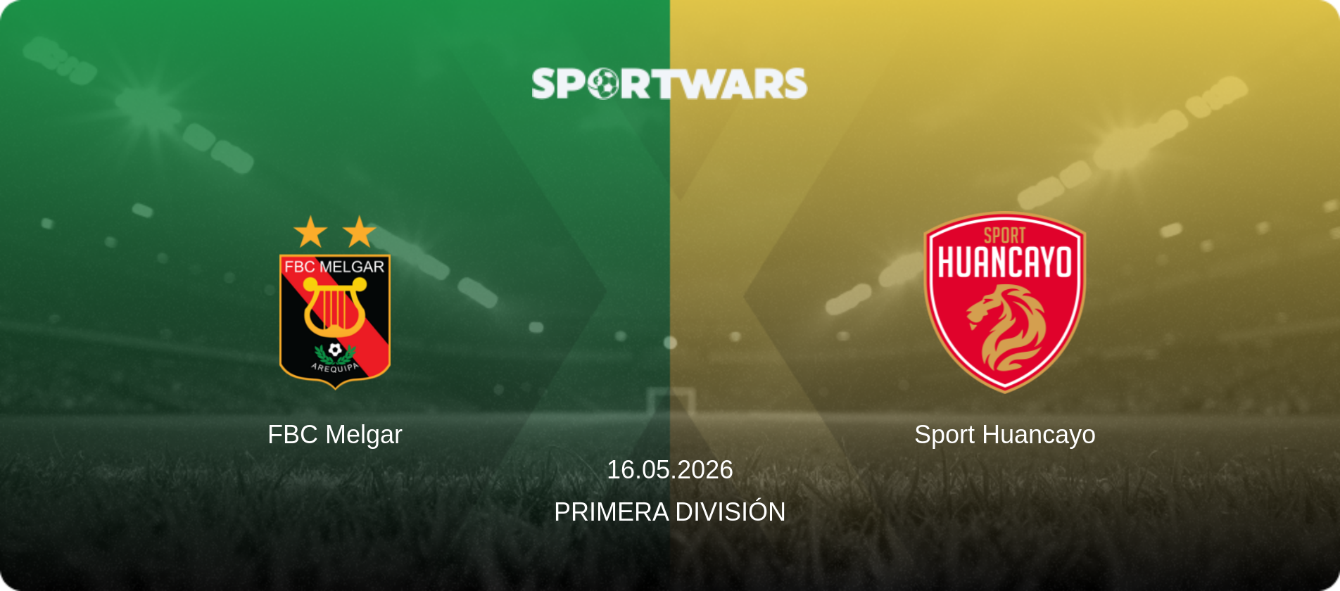 FBC Melgar — Sport Huancayo, 16.05.2026 — Primera División (match preview)