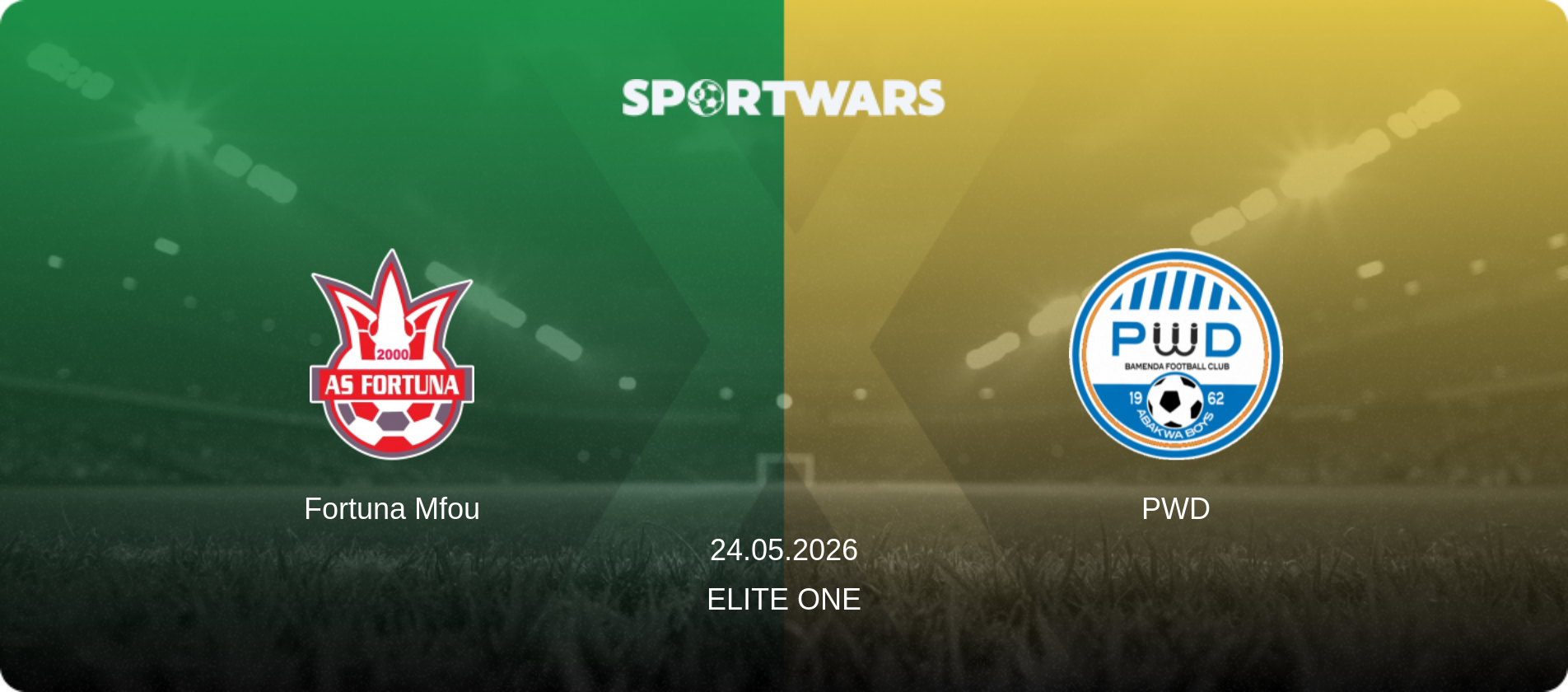 Fortuna Mfou — PWD, 24.05.2026 — Elite One (match preview)