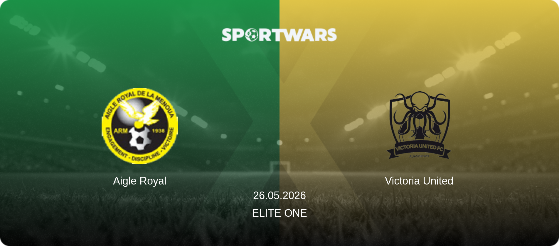 Aigle Royal — Victoria United, 26.05.2026 — Elite One (match preview)