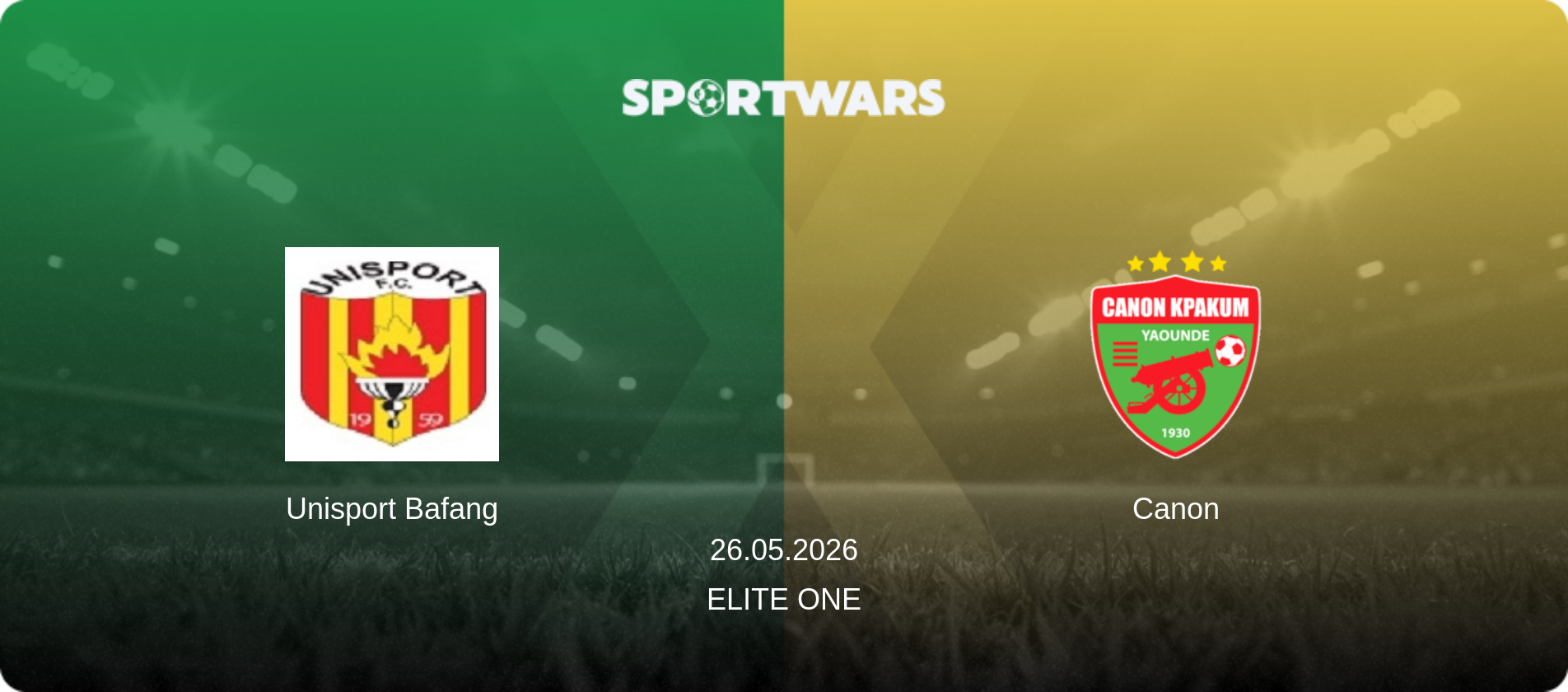 Unisport Bafang — Canon, 26.05.2026 — Elite One (match preview)