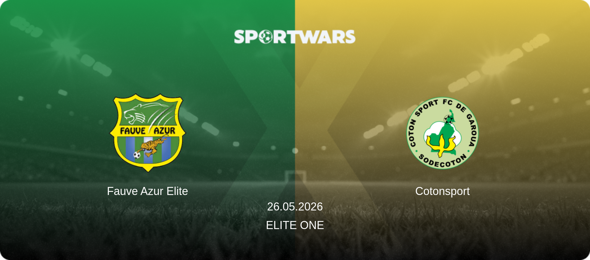 Fauve Azur Elite — Cotonsport, 26.05.2026 — Elite One (match preview)