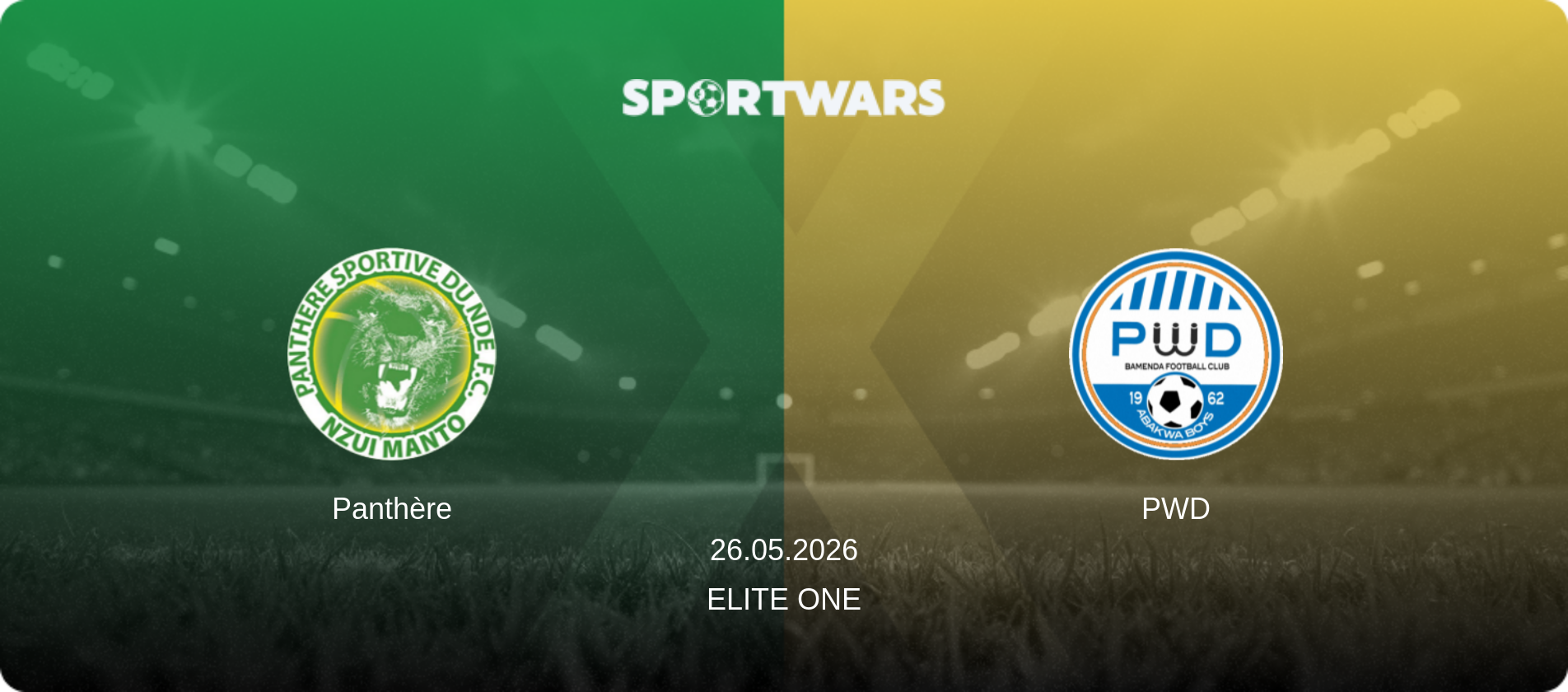 Panthère — PWD, 26.05.2026 — Elite One (match preview)