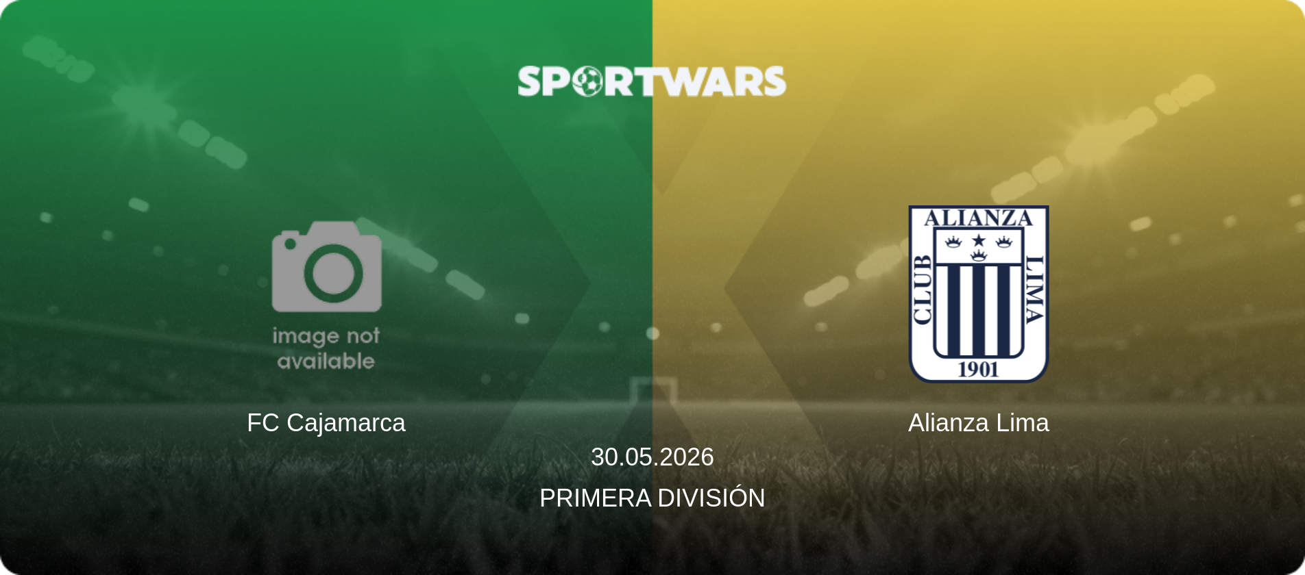 FC Cajamarca — Alianza Lima, 30.05.2026 — Primera División (match preview)