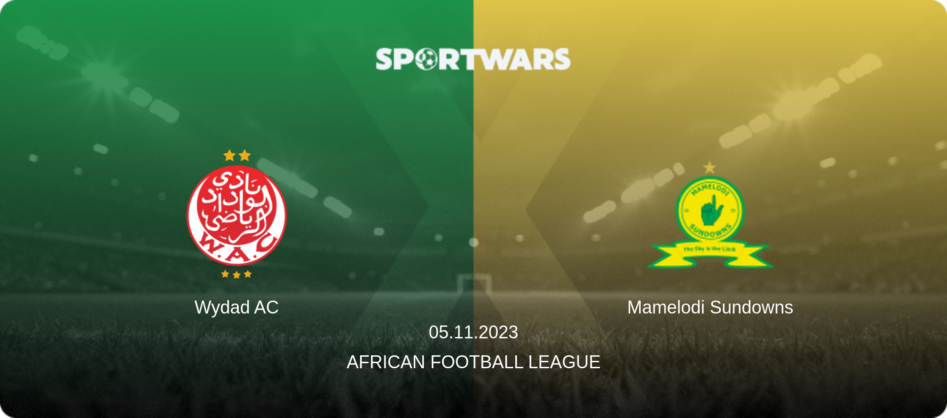 Wydad AC — Mamelodi Sundowns, 05.11.2023 — African Football League (match preview)