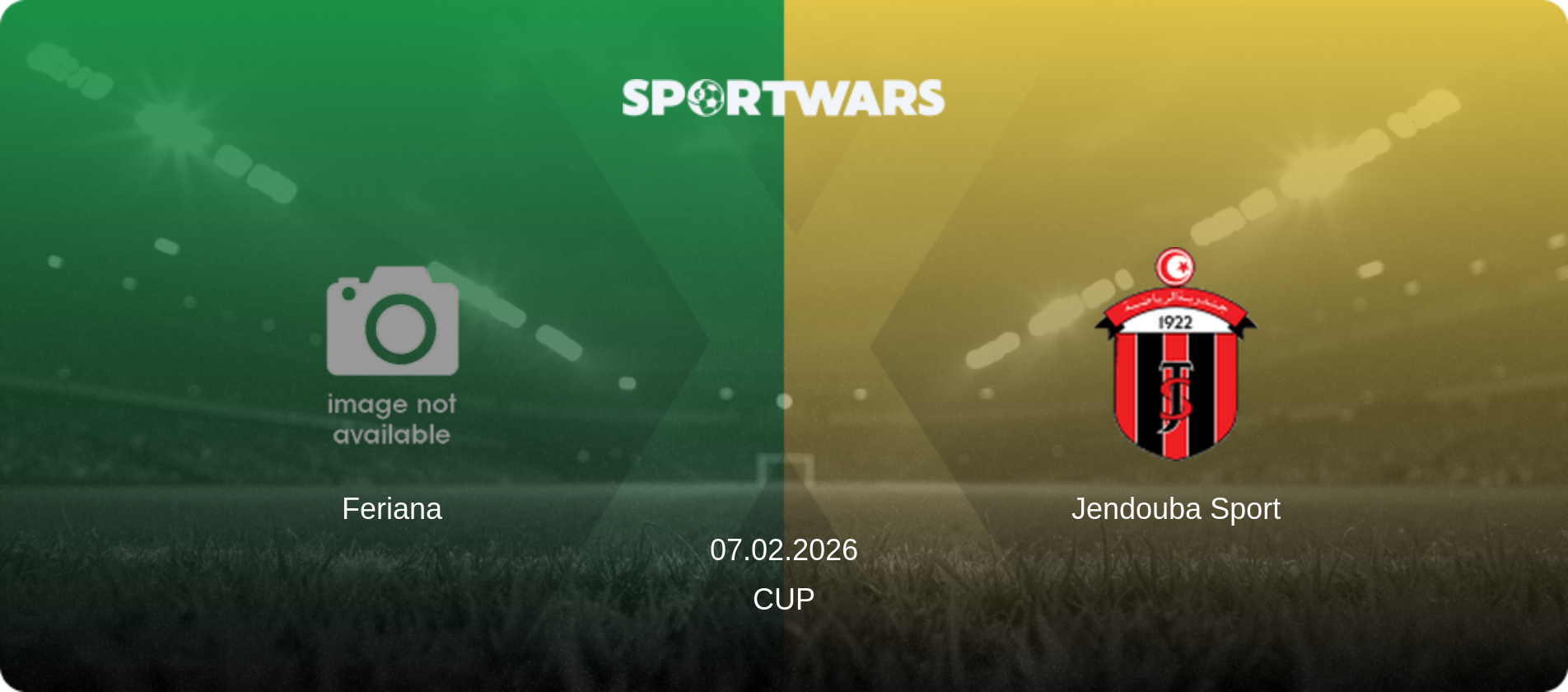 Feriana — Jendouba Sport, 07.02.2026 — Cup (match preview)