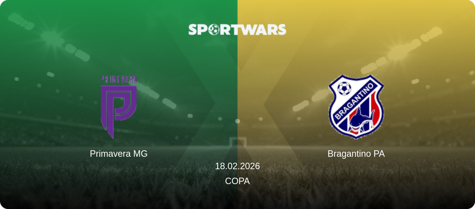 Primavera MG — Bragantino PA, 18.02.2026 — Copa (match preview)