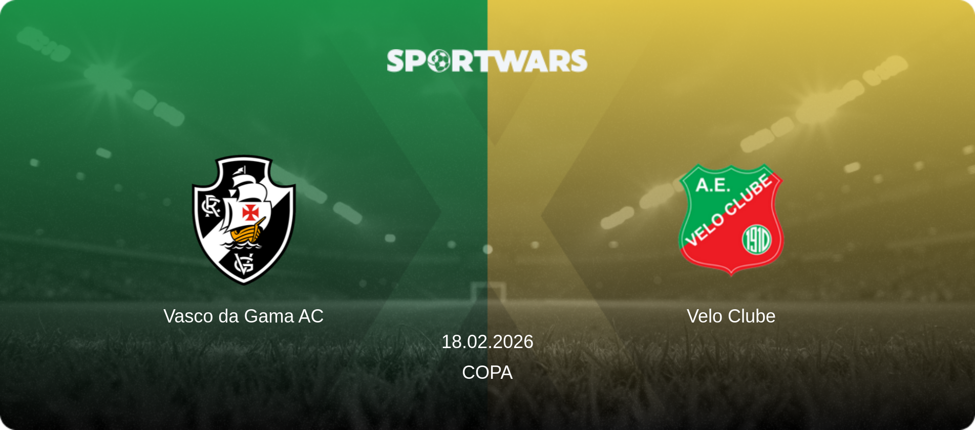 Vasco da Gama AC — Velo Clube, 18.02.2026 — Copa (match preview)