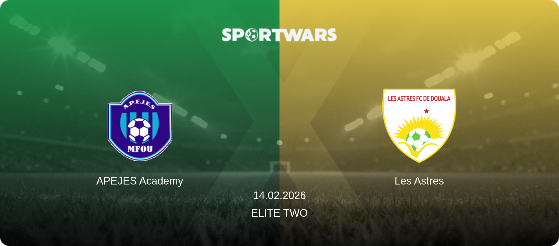 APEJES Academy — Les Astres, 14.02.2026 — Elite Two (match preview)