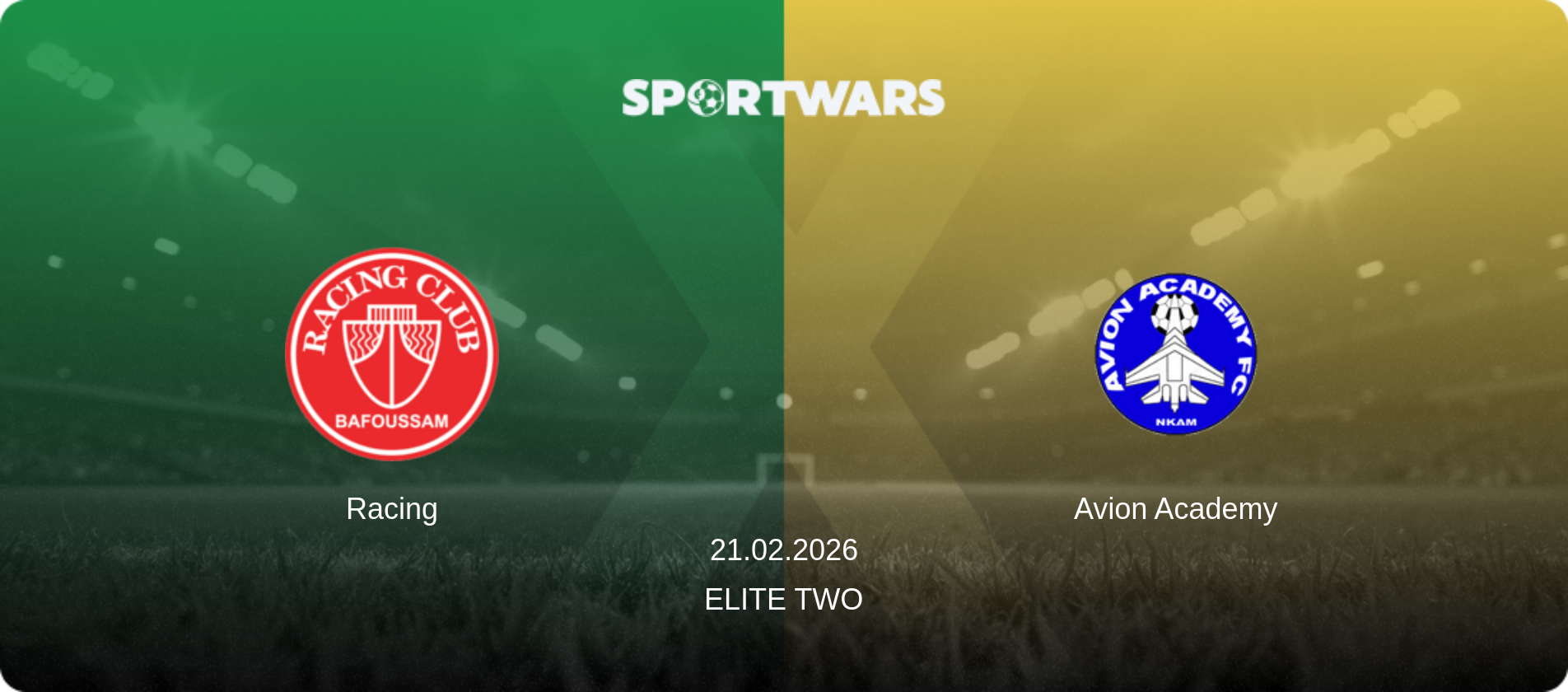 Racing — Avion Academy, 21.02.2026 — Elite Two (match preview)