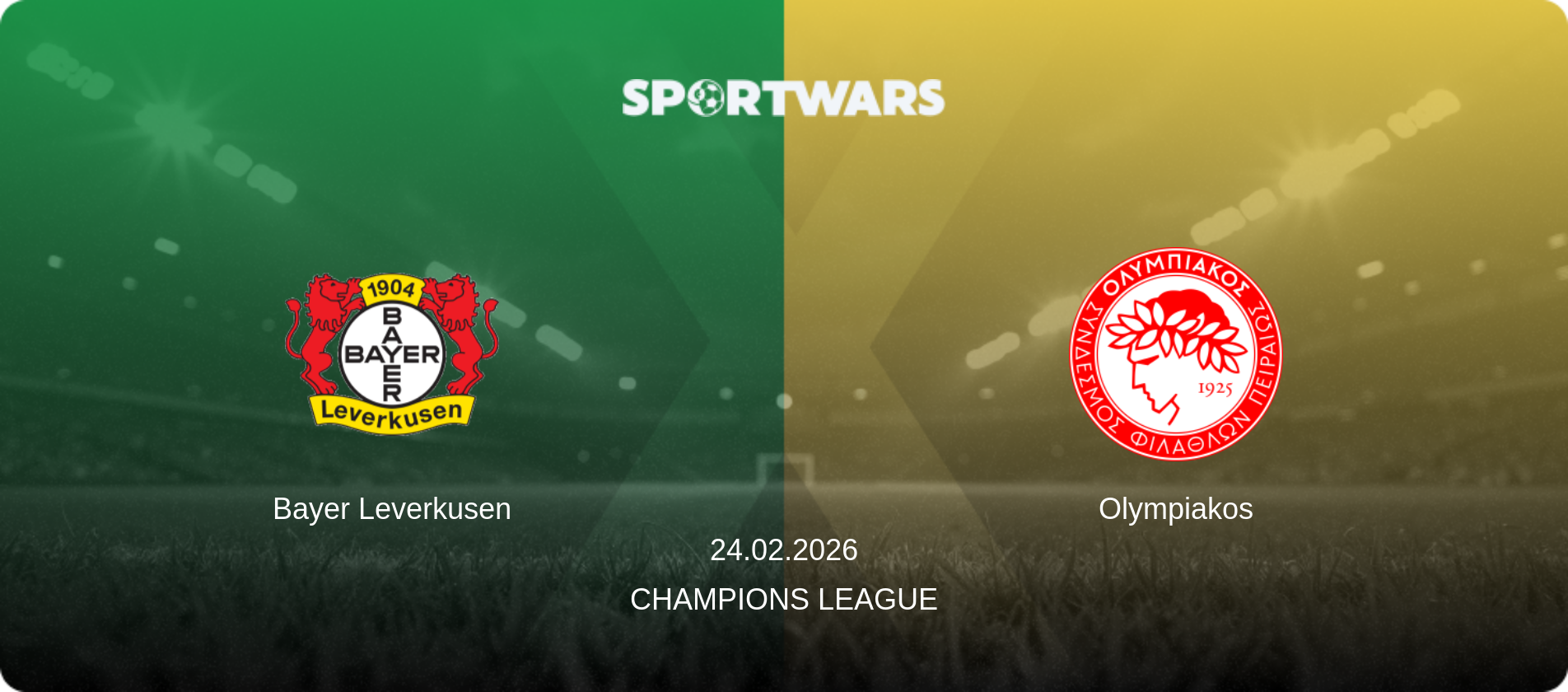 Bayer Leverkusen — Olympiakos, 24.02.2026 — Champions League (match preview)