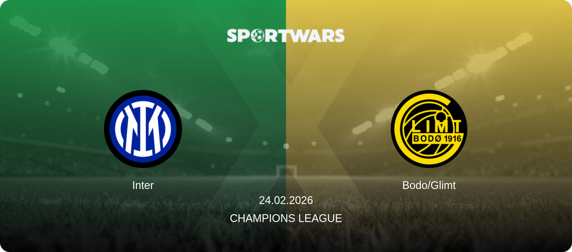 Inter — Bodo/Glimt, 24.02.2026 — Champions League (match preview)