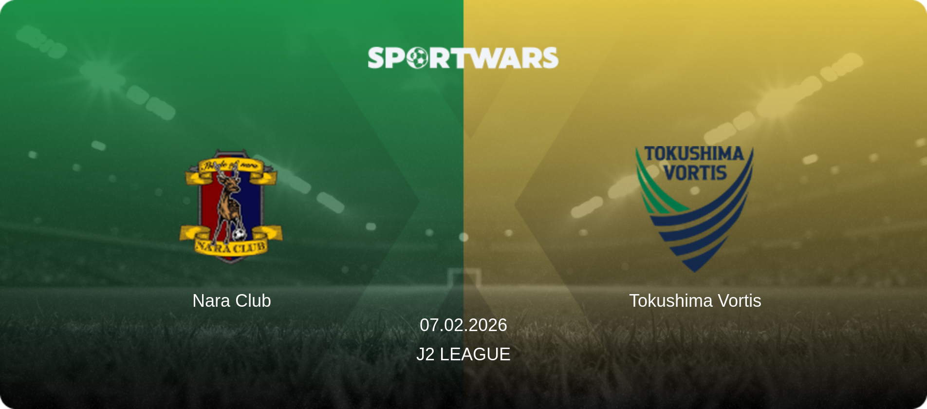 Nara Club — Tokushima Vortis, 07.02.2026 — J2 League (match preview)