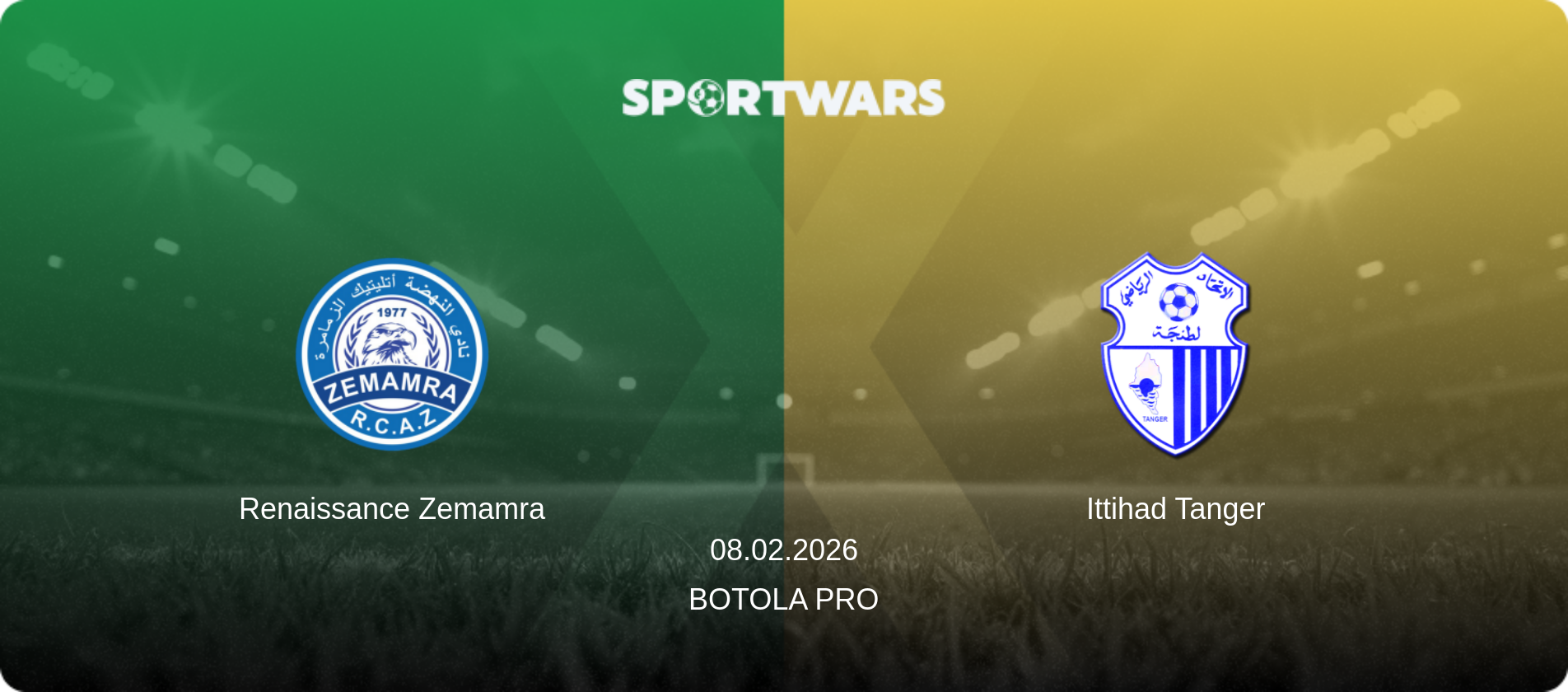 Renaissance Zemamra — Ittihad Tanger, 08.02.2026 — Botola Pro (match preview)