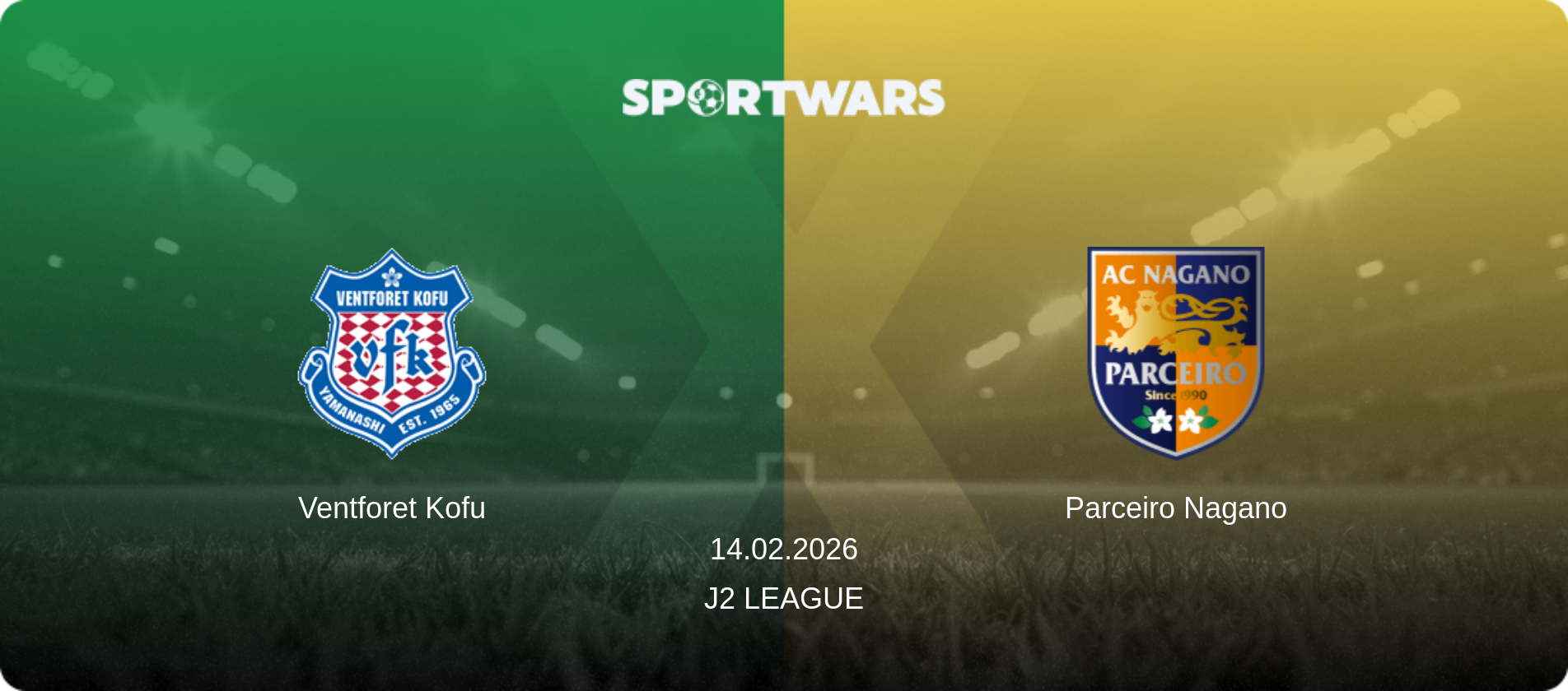 Ventforet Kofu — Parceiro Nagano, 14.02.2026 — J2 League (match preview)