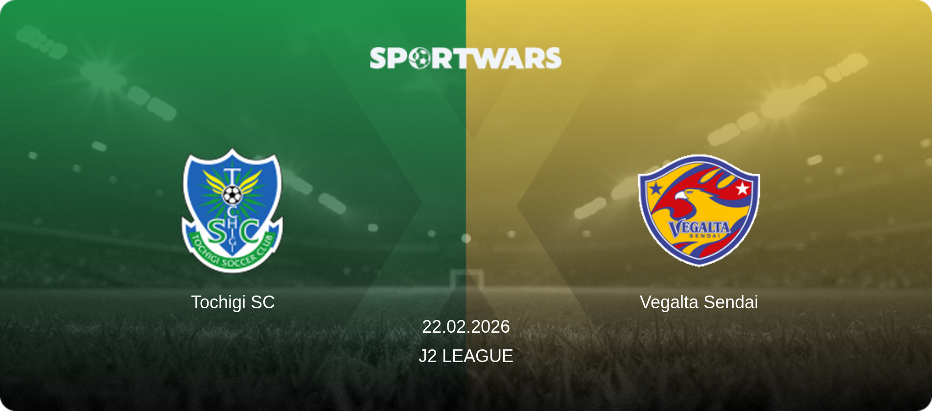Tochigi SC — Vegalta Sendai, 22.02.2026 — J2 League (match preview)