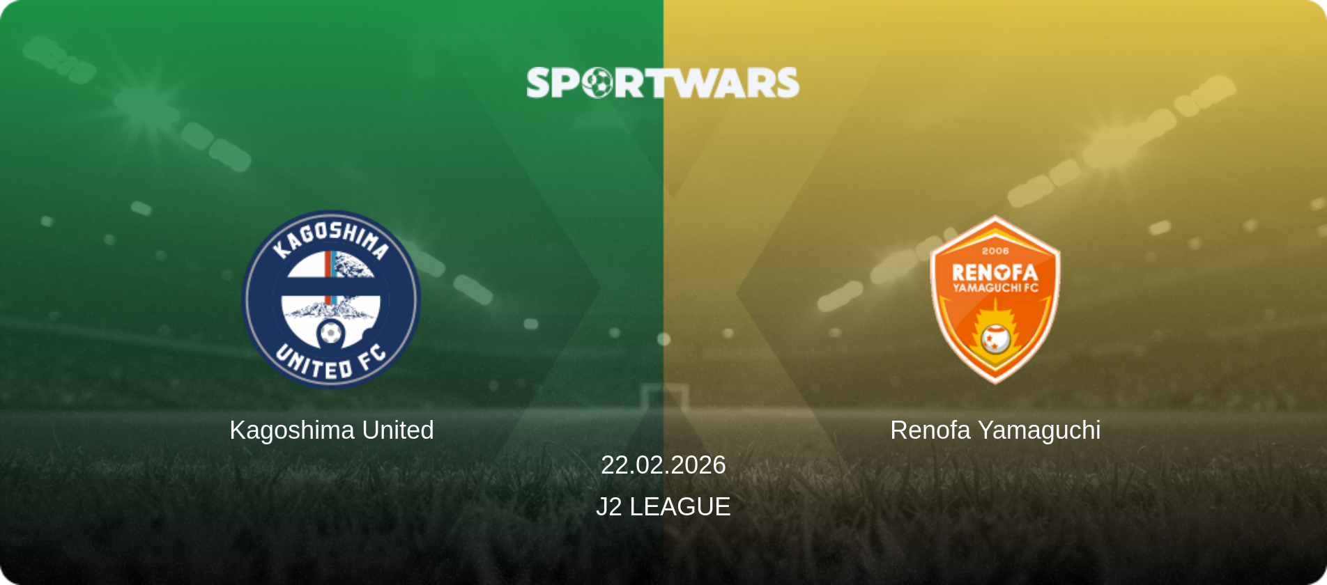 Kagoshima United — Renofa Yamaguchi, 22.02.2026 — J2 League (match preview)