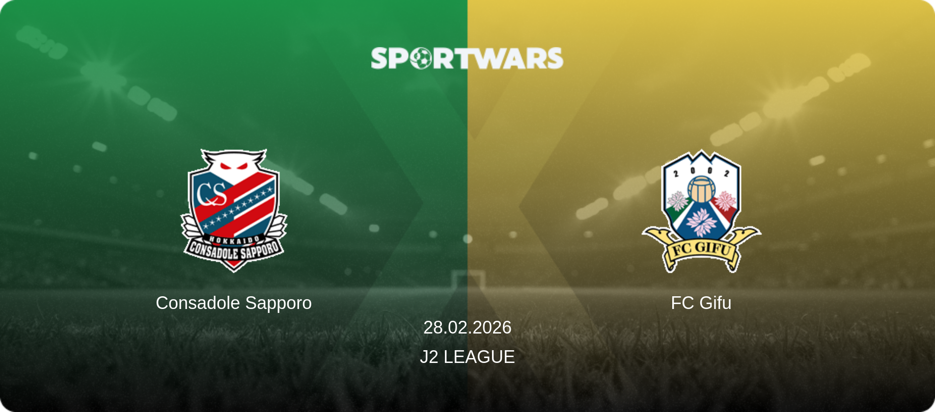 Consadole Sapporo — FC Gifu, 28.02.2026 — J2 League (match preview)