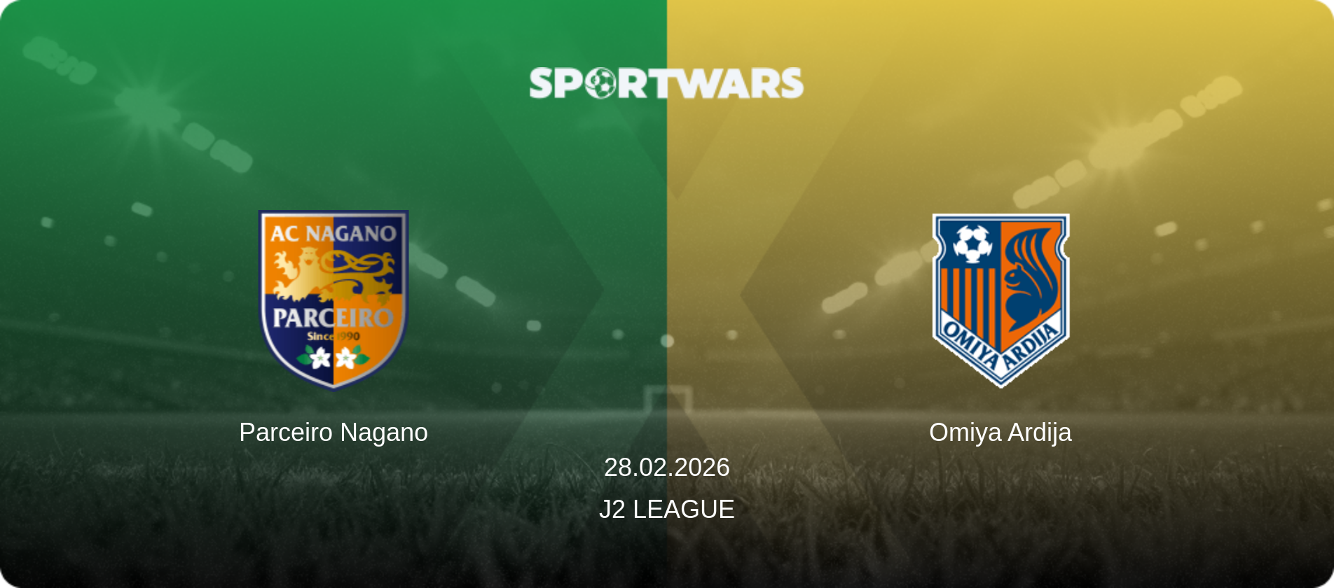 Parceiro Nagano — Omiya Ardija, 28.02.2026 — J2 League (match preview)