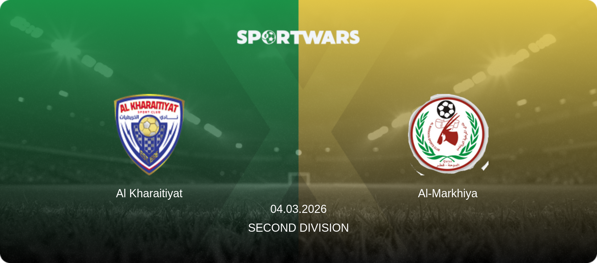 Al Kharaitiyat — Al-Markhiya, 04.03.2026 — Second Division (match preview)