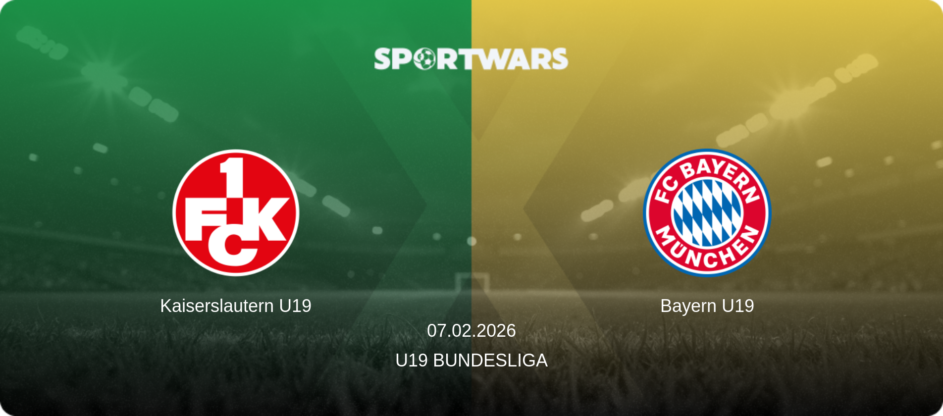 Kaiserslautern U19 — Bayern U19, 07.02.2026 — U19 Bundesliga (match preview)