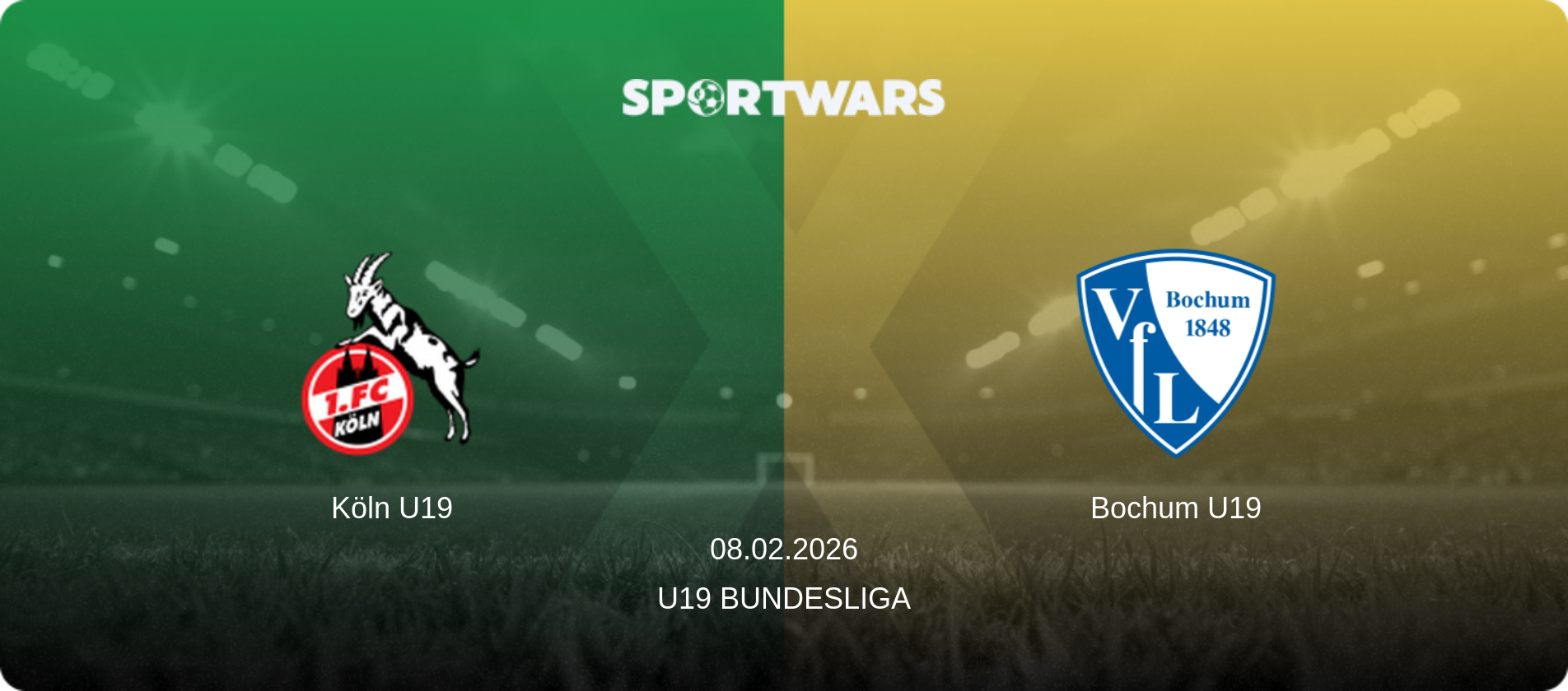Köln U19 — Bochum U19, 08.02.2026 — U19 Bundesliga (match preview)
