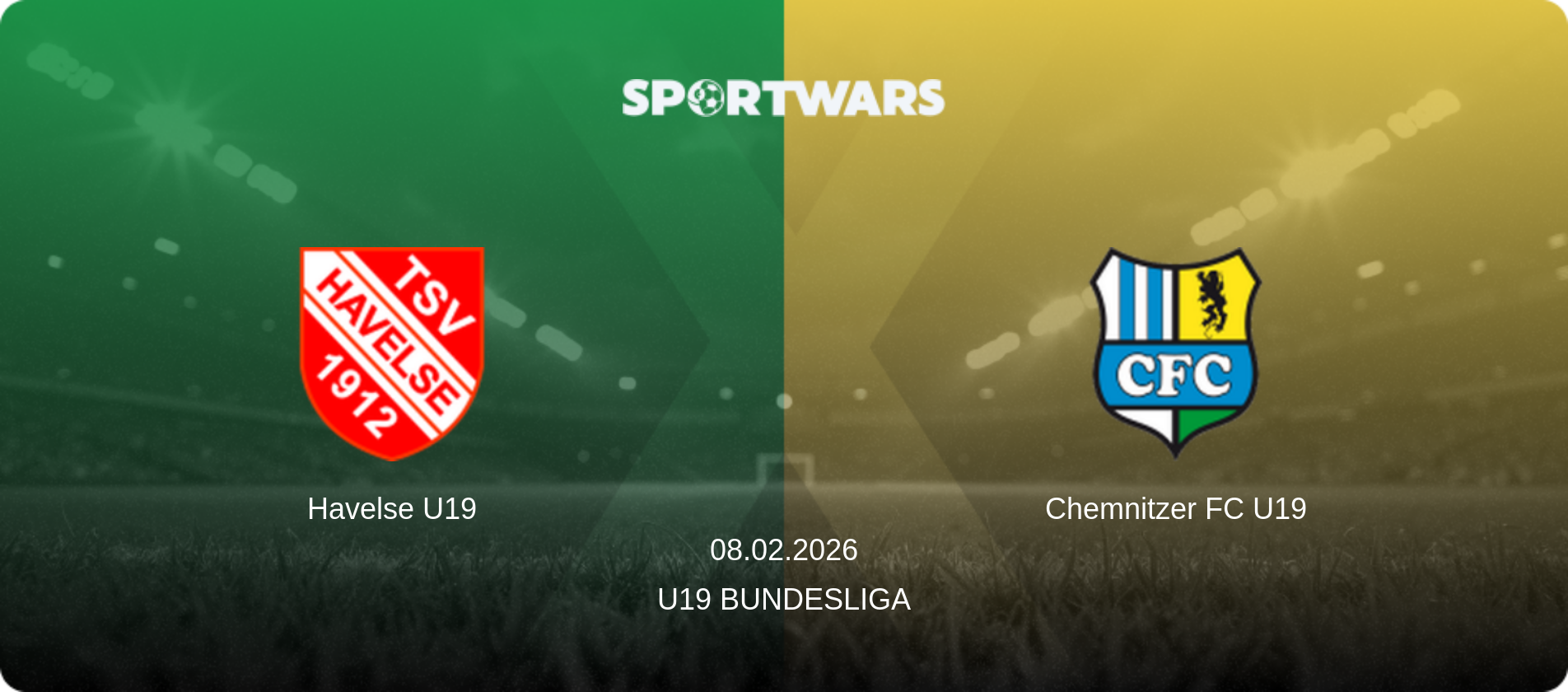 Havelse U19 — Chemnitzer FC U19, 08.02.2026 — U19 Bundesliga (match preview)