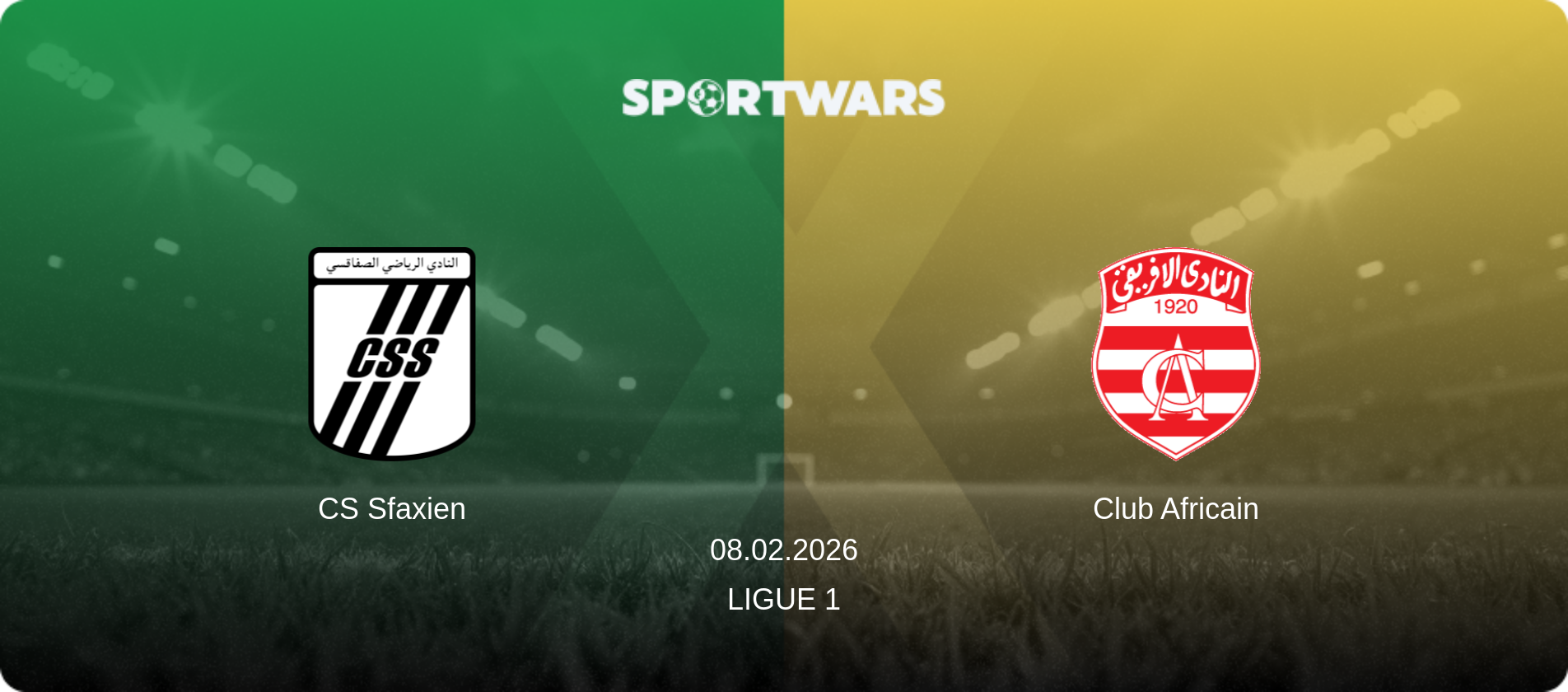 CS Sfaxien — Club Africain, 08.02.2026 — Ligue 1 (match preview)
