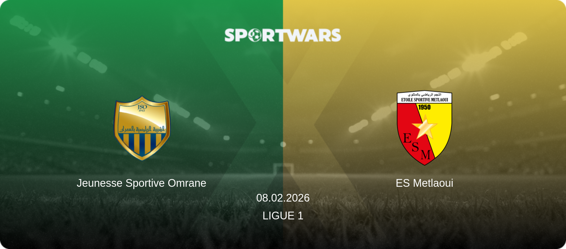 Jeunesse Sportive Omrane — ES Metlaoui, 08.02.2026 — Ligue 1 (match preview)