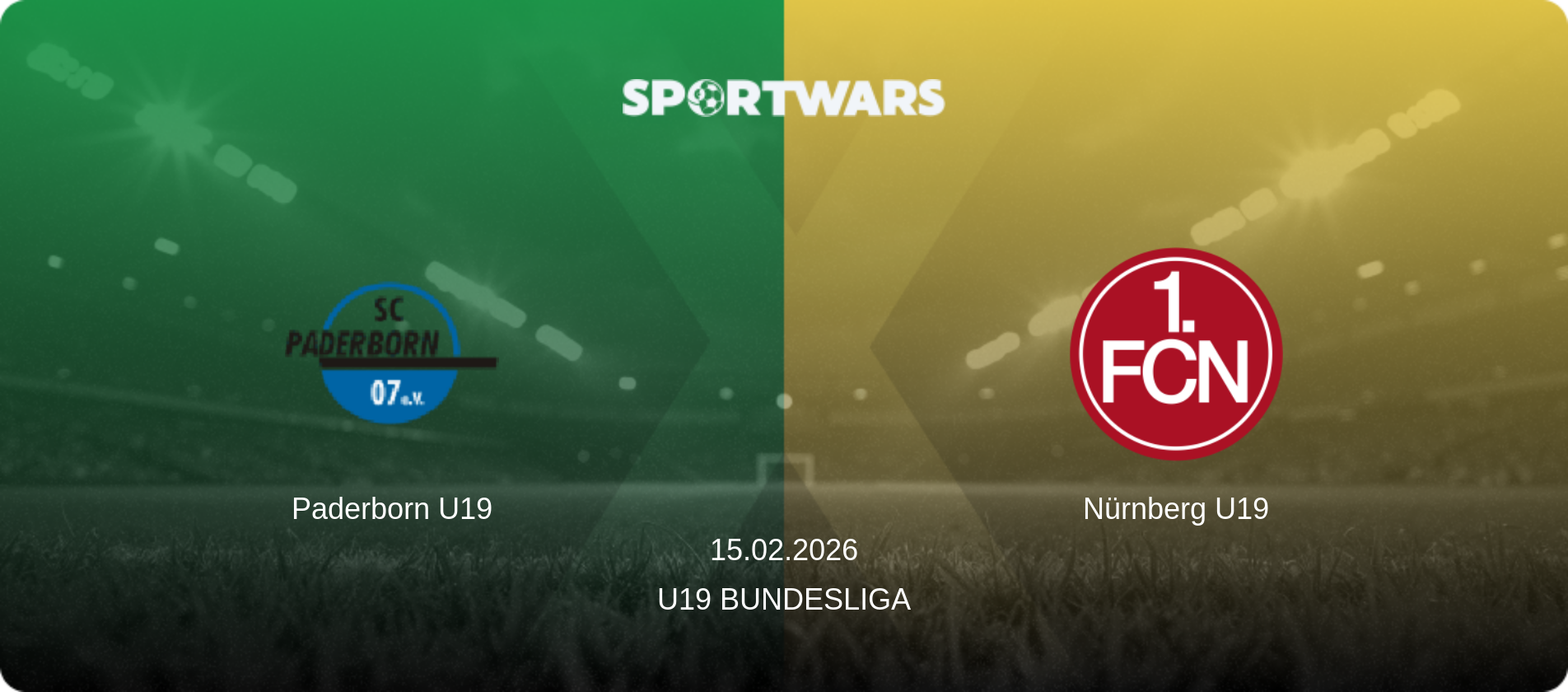 Paderborn U19 — Nürnberg U19, 15.02.2026 — U19 Bundesliga (match preview)