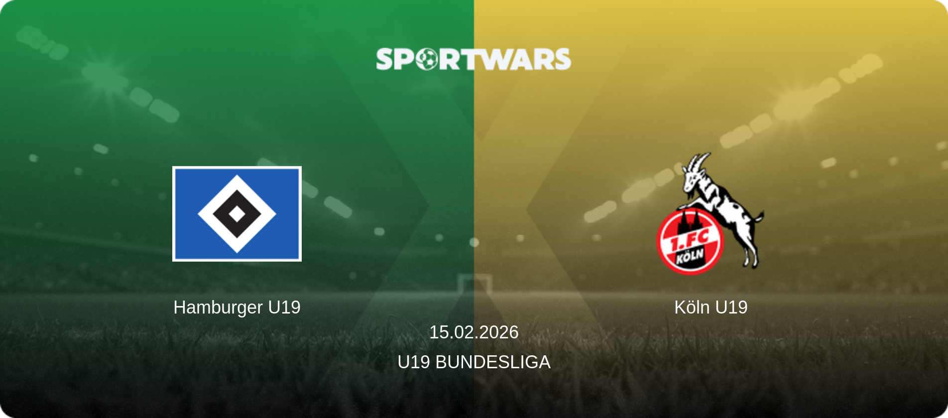 Hamburger U19 — Köln U19, 15.02.2026 — U19 Bundesliga (match preview)