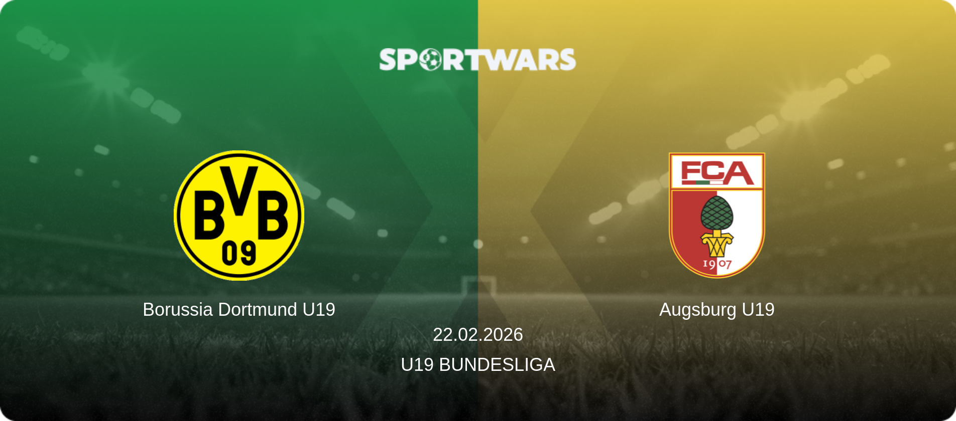 Borussia Dortmund U19 — Augsburg U19, 22.02.2026 — U19 Bundesliga (match preview)