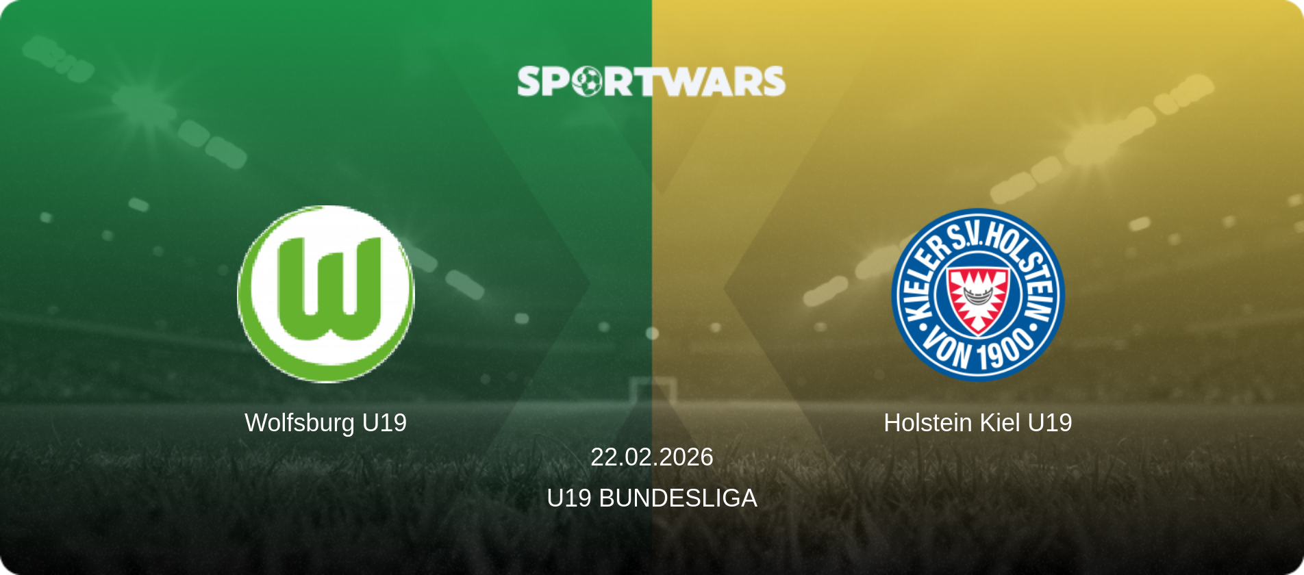 Wolfsburg U19 — Holstein Kiel U19, 22.02.2026 — U19 Bundesliga (match preview)