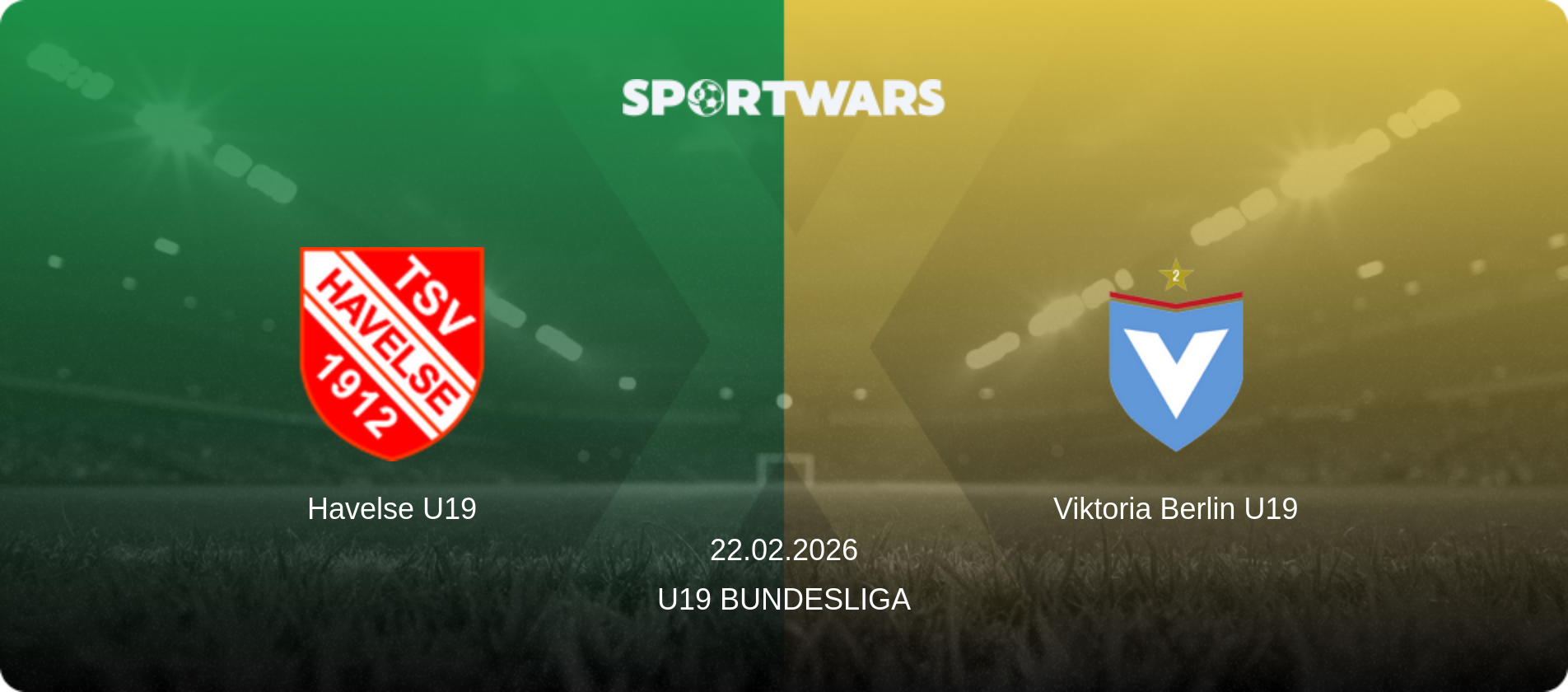Havelse U19 — Viktoria Berlin U19, 22.02.2026 — U19 Bundesliga (match preview)