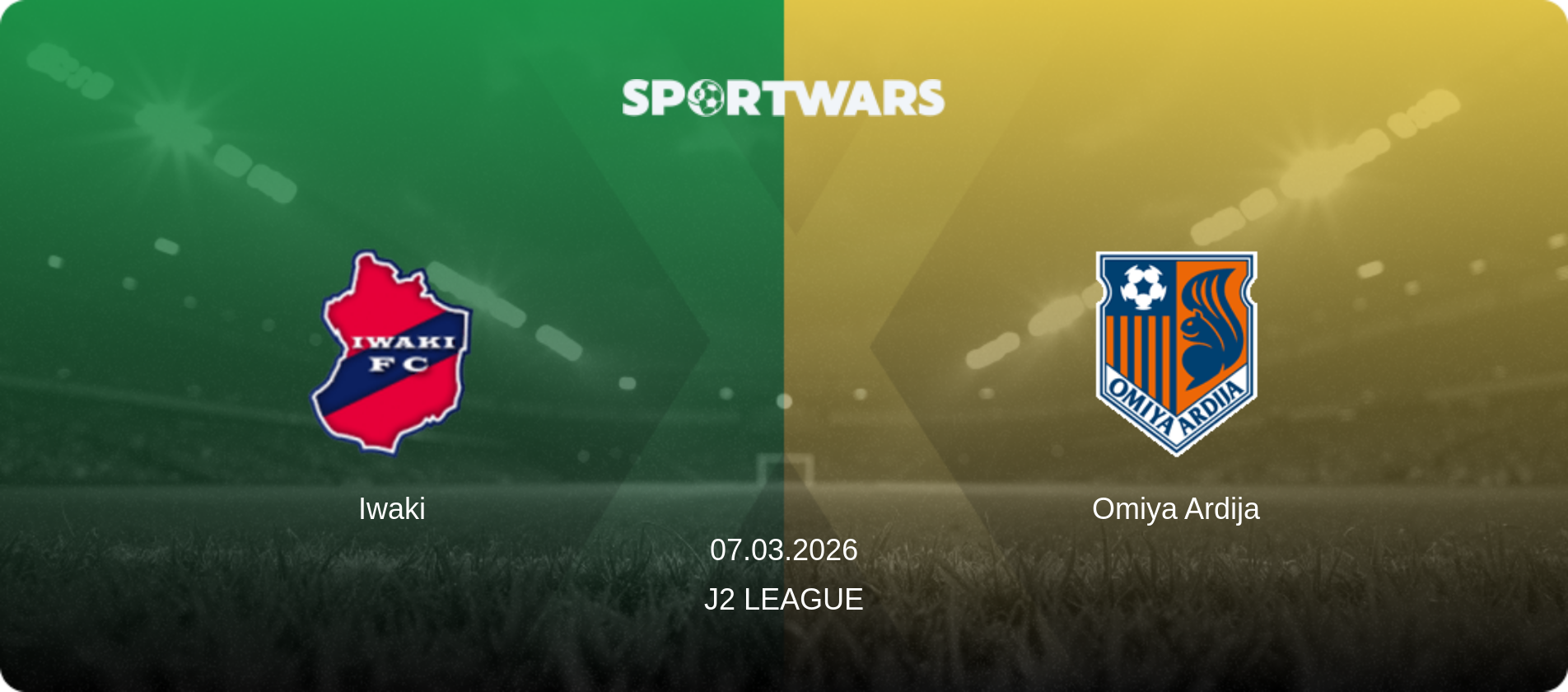 Iwaki — Omiya Ardija, 07.03.2026 — J2 League (match preview)