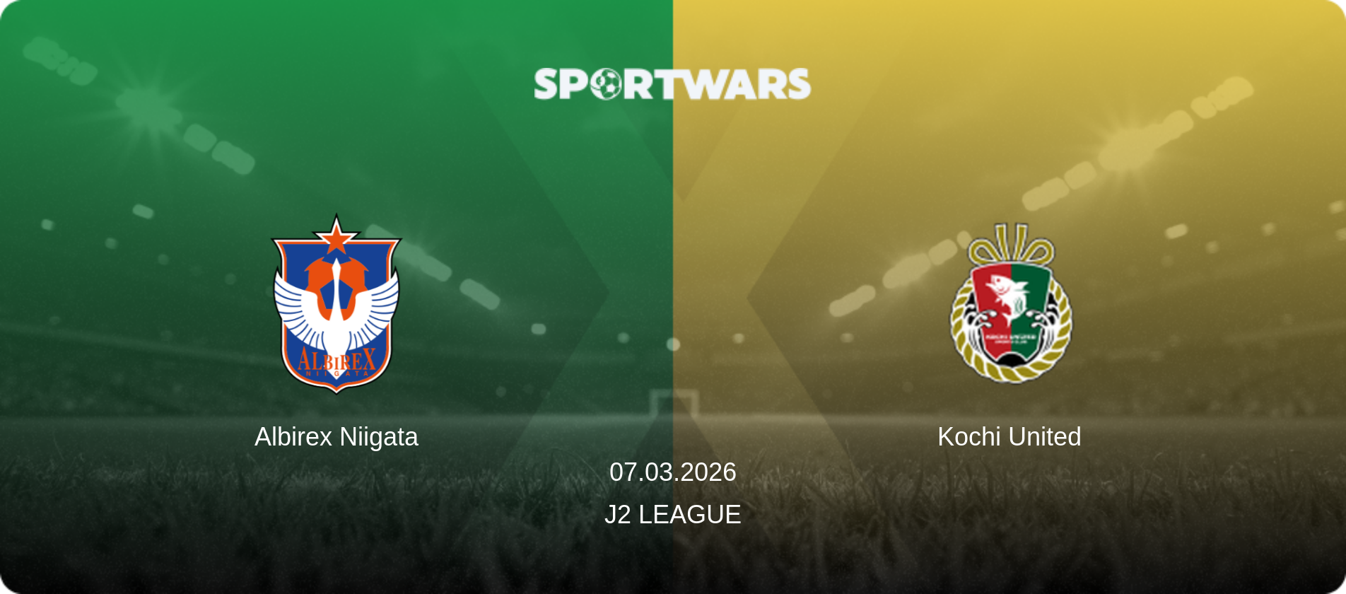Albirex Niigata — Kochi United, 07.03.2026 — J2 League (match preview)