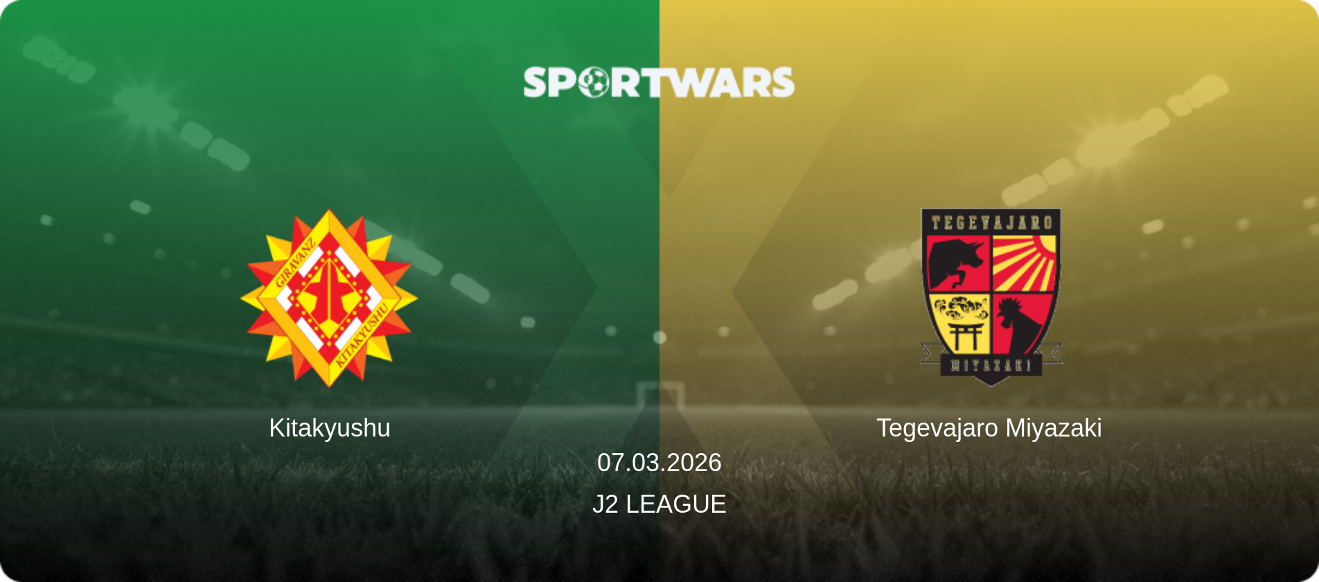 Kitakyushu — Tegevajaro Miyazaki, 07.03.2026 — J2 League (match preview)