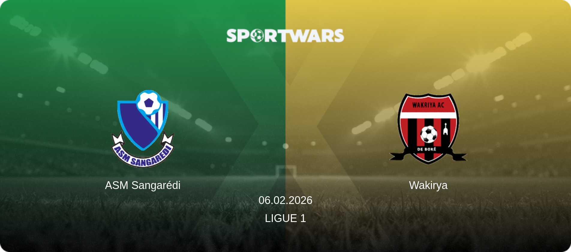 ASM Sangarédi — Wakirya, 07.02.2026 — Ligue 1 (match preview)