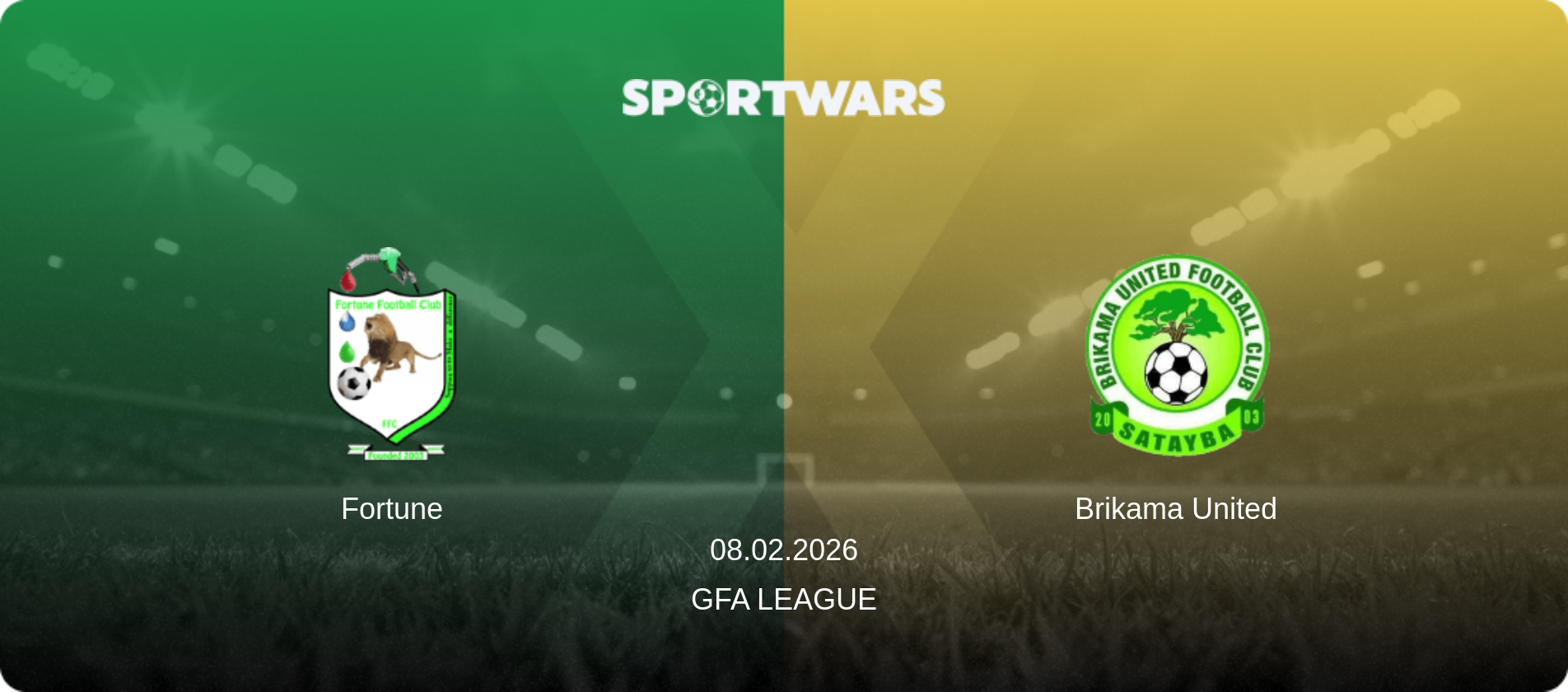 Fortune — Brikama United, 08.02.2026 — GFA League (match preview)