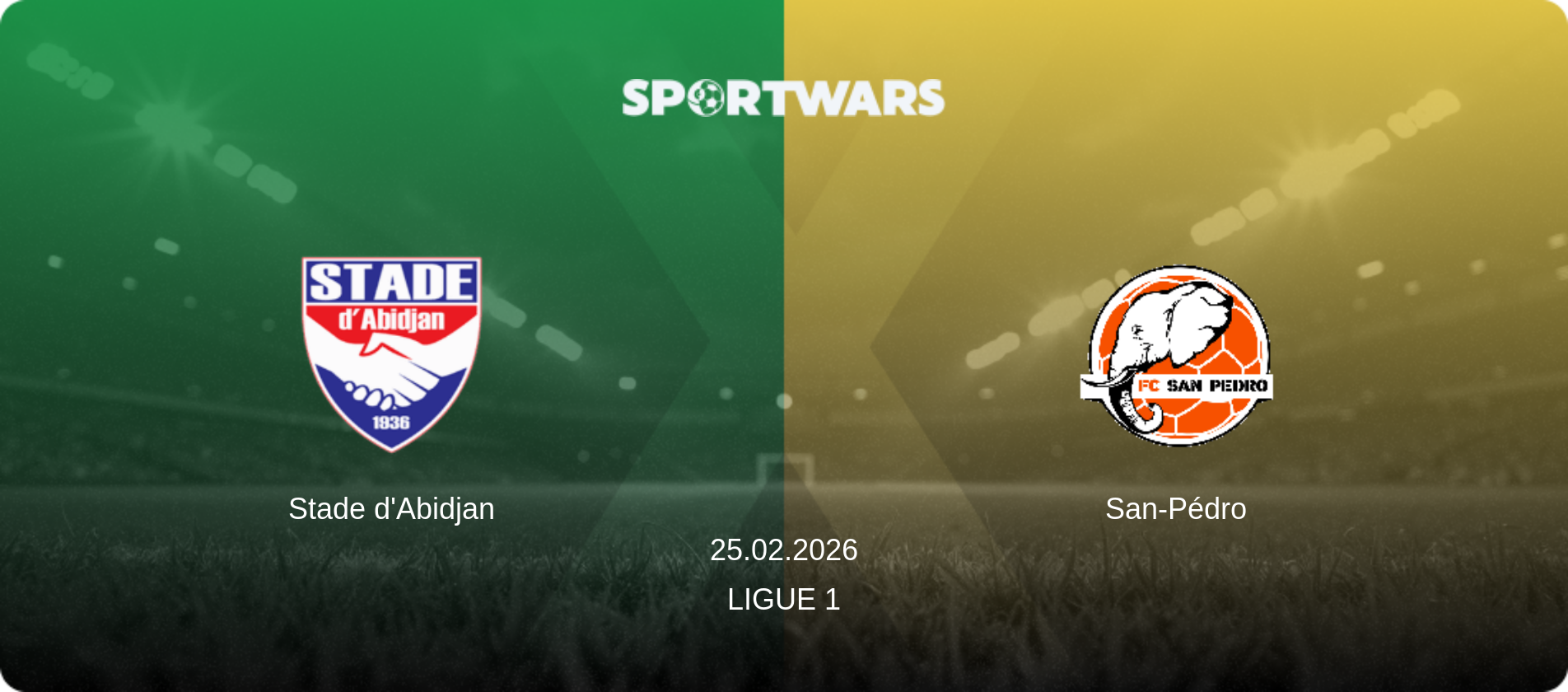 Stade d'Abidjan — San-Pédro, 25.02.2026 — Ligue 1 (match preview)